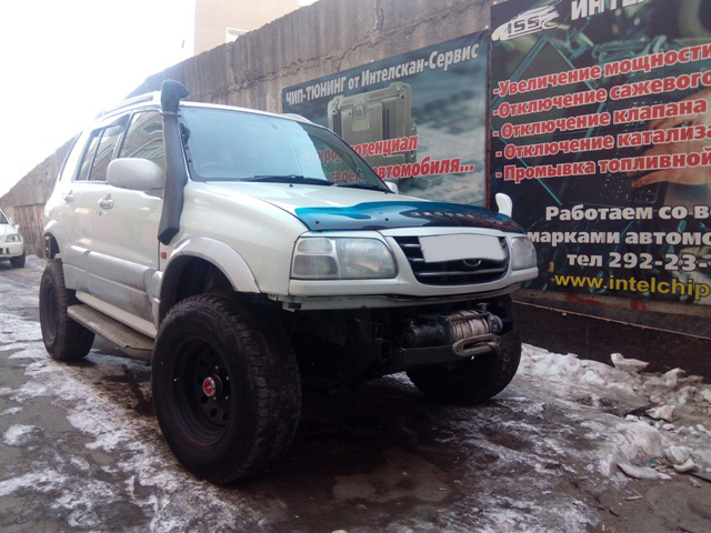 SUZUKI ESCUDO TD52 2L — Два автомобиля на чип-тюнинг
