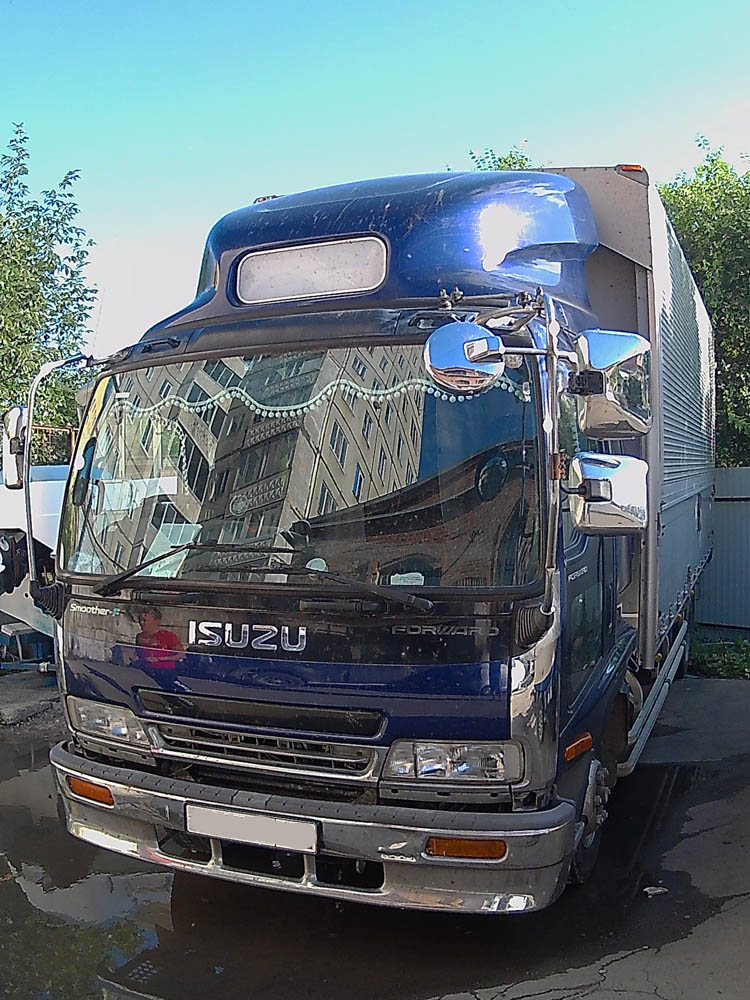 Isuzu Forward 2012 — удаление сажевого фильтра DPD